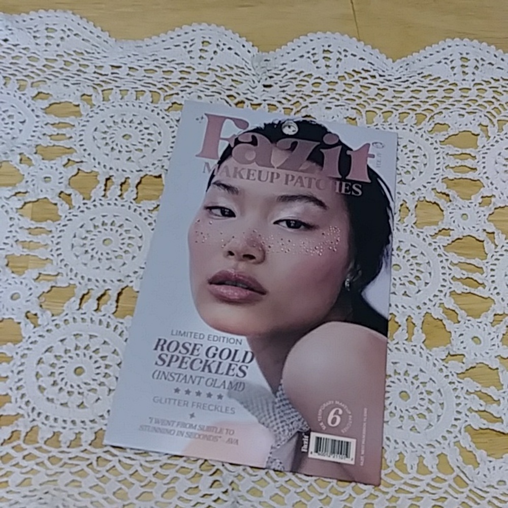 Glitter Makeup Patches - Speckles Collection, Fazit Rose Gold Glitter Freckles